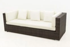 OUTFLEXX 3-Sitzer Sofa, Braun Marmoriert, Polyrattan, 210 X 85 X 70 Cm, Wasserfeste Kissenbox 22 OUTFLEXX 3-Sitzer Sofa, Braun Marmoriert, Polyrattan, 210 X 85 X 70 Cm, Wasserfeste Kissenbox -Gartenmoebel Verkaufs-Shop 10 15734 1 BOX.jpg