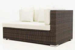 OUTFLEXX 2-Sitzer Ecksofa, Braun Marmoriert, Polyrattan, 145 X 85 X 70 Cm, Wasserfeste Kissenbox, Armlehne Li. -Gartenmoebel Verkaufs-Shop 10 15734 3 BOX.jpg
