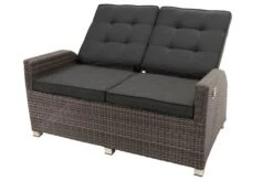 Ploß Rocking Comfort Dining / Lounge 2-Sitzer Sofa, Grau/braun-meliert, Polyrattan, 148x85x112 Cm, Verstellbar -Gartenmoebel Verkaufs-Shop 10 18206.jpg