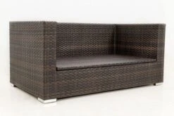 OUTFLEXX 2-Sitzer Sofa, Braun Marmoriert, Polyrattan, 152 X 85 X 70 Cm, Wasserfeste Kissenbox 23 OUTFLEXX 2-Sitzer Sofa, Braun Marmoriert, Polyrattan, 152 X 85 X 70 Cm, Wasserfeste Kissenbox -Gartenmoebel Verkaufs-Shop 11 15734 2 BOX.jpg