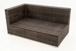 OUTFLEXX 2-Sitzer Ecksofa, Braun Marmoriert, Polyrattan, 145 X 85 X 70 Cm, Wasserfeste Kissenbox, Armlehne Re. 23 OUTFLEXX 2-Sitzer Ecksofa, Braun Marmoriert, Polyrattan, 145 X 85 X 70 Cm, Wasserfeste Kissenbox, Armlehne Re. -Gartenmoebel Verkaufs-Shop 11 15734 4 BOX.jpg