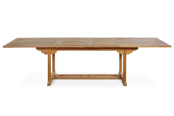 OUTFLEXX Esstischgarnitur, Teakholz, Ausziehtisch 195/295 X 90 Cm, 8 Armlehnensessel, Inkl. Polster 13 OUTFLEXX Esstischgarnitur, Teakholz, Ausziehtisch 195/295 X 90 Cm, 8 Armlehnensessel, Inkl. Polster – Bild 11