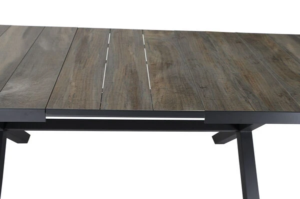 SIENA GARDEN Corido / Sincro Sitzgruppe, Charcoal, Alu / Gardino®-Geflecht, 4 Diningsessel, Ausziehtisch 205/265 X 103 Cm 13 SIENA GARDEN Corido / Sincro Sitzgruppe, Charcoal, Alu / Gardino®-Geflecht, 4 Diningsessel, Ausziehtisch 205/265 X 103 Cm – Bild 11