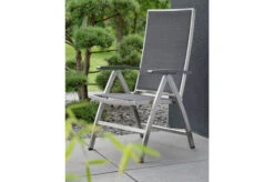 STERN Cardiff Esstischgarnitur, Silber/silbergrau, Edelstahl/Textilen/FSC-Teak/Alu, 162/220 X 90 Cm, Butterfly-Auszug, 4 Stapel-, 2 Multipo 23 STERN Cardiff Esstischgarnitur, Silber/silbergrau, Edelstahl/Textilen/FSC-Teak/Alu, 162/220 X 90 Cm, Butterfly-Auszug, 4 Stapel-, 2 Multipo -Gartenmoebel Verkaufs-Shop 11 22477.jpg