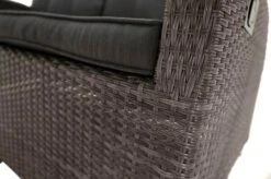 Ploß Rocking Comfort Dining / Lounge 2-Sitzer Sofa, Grau/braun-meliert, Polyrattan, 148x85x112 Cm, Verstellbar -Gartenmoebel Verkaufs-Shop 12 18206.jpg