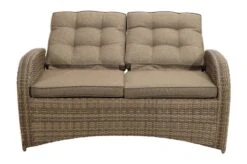Ploß Rabida Comfort Dining / Lounge 2-Sitzer Sofa, Champagner-meliert, Polyrattan, 148x85x112 Cm, Verstellbar -Gartenmoebel Verkaufs-Shop 12 20163.jpg