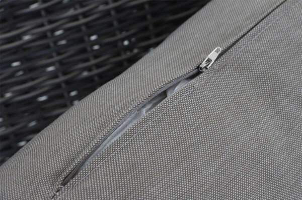 SIENA GARDEN Corido 2-Sitzer Sofa, Charcoal, Alu / Gardino®-Geflecht, 136x83x88 Cm, Armlehne Links 14 SIENA GARDEN Corido 2-Sitzer Sofa, Charcoal, Alu / Gardino®-Geflecht, 136x83x88 Cm, Armlehne Links – Bild 12