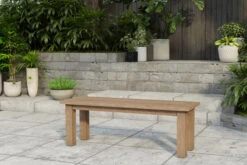 OUTFLEXX Sitzbank, Natur, Recyceltes SLVK-Teakholz, 130 X 40 X 45 Cm -Gartenmoebel Verkaufs-Shop 13424 1 6.jpg