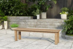 OUTFLEXX Sitzbank, Natur, Recyceltes SLVK-Teakholz, 150 X 40 X 45 Cm -Gartenmoebel Verkaufs-Shop 13424 2 6.jpg
