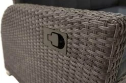 Ploß Rocking Comfort Dining / Lounge 2-Sitzer Sofa, Grau/braun-meliert, Polyrattan, 148x85x112 Cm, Verstellbar -Gartenmoebel Verkaufs-Shop 13 18206.jpg