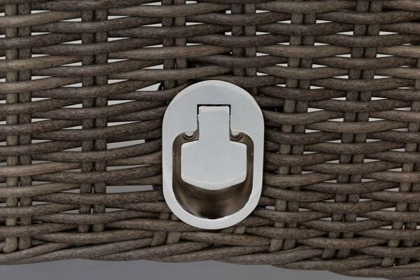 OUTFLEXX Esstischgarnitur, Polyrattan/Teakholz, Tisch 200 X 100 Cm, 6 Hochlehner- Diningsessel, Inkl. Polster 15 OUTFLEXX Esstischgarnitur, Polyrattan/Teakholz, Tisch 200 X 100 Cm, 6 Hochlehner- Diningsessel, Inkl. Polster – Bild 13