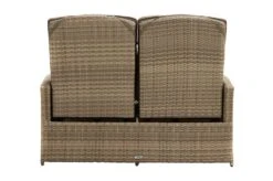 Ploß Rabida Comfort Dining / Lounge 2-Sitzer Sofa, Champagner-meliert, Polyrattan, 148x85x112 Cm, Verstellbar -Gartenmoebel Verkaufs-Shop 13 20163.jpg