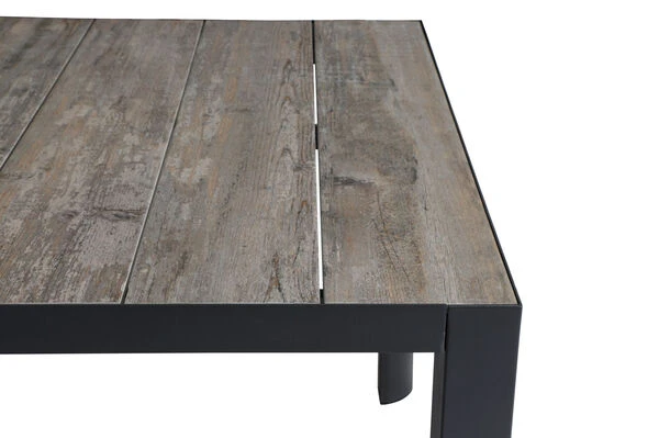 SIENA GARDEN Velia / Silva Dining Set, Anthrazit/washed Grey, Alu/Ranotex/Keramik, 8 Sessel, Tisch 220 X 100 Cm 15 SIENA GARDEN Velia / Silva Dining Set, Anthrazit/washed Grey, Alu/Ranotex/Keramik, 8 Sessel, Tisch 220 X 100 Cm – Bild 13