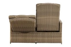 Ploß Rabida Comfort Dining / Lounge 2-Sitzer Sofa, Champagner-meliert, Polyrattan, 148x85x112 Cm, Verstellbar -Gartenmoebel Verkaufs-Shop 14 20163.jpg