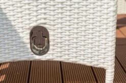 OUTFLEXX Dining Set, Weiß, Polyrattan, Tisch 200x95cm, Spraystone 6mm, 6 Dining Sessel Verstellbar 35 OUTFLEXX Dining Set, Weiß, Polyrattan, Tisch 200x95cm, Spraystone 6mm, 6 Dining Sessel Verstellbar -Gartenmoebel Verkaufs-Shop 14 20672.jpg