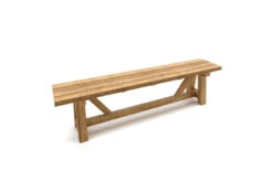 OUTFLEXX Gartenbank XXL, Natur, Recyceltes FSC®-Teakholz, 220x40cm, Rustikal Gebürstet -Gartenmoebel Verkaufs-Shop 15865 3.jpg