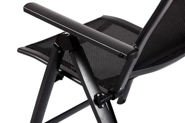 OUTFLEXX Premium Esstischgarnitur, OUTFLEXX® Anthrazit Matt, Alu/Textilene, Tisch 180/240x100cm, 8 Multipositionssessel 17 OUTFLEXX Premium Esstischgarnitur, OUTFLEXX® Anthrazit Matt, Alu/Textilene, Tisch 180/240x100cm, 8 Multipositionssessel – Bild 15