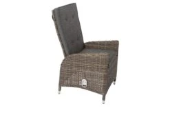 OUTFLEXX Dining Set, Grau, Polyrattan, Tisch 180x120cm, Spraystone, 8mm, 6 Dining Sessel, Verstellbar -Gartenmoebel Verkaufs-Shop 15 20659.jpg