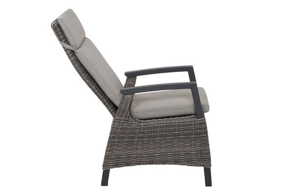 SIENA GARDEN Corido / Sincro Sitzgruppe, Charcoal, Alu / Gardino®-Geflecht, 6 Diningsessel, Ausziehtisch 205/265 X 103 Cm 19 SIENA GARDEN Corido / Sincro Sitzgruppe, Charcoal, Alu / Gardino®-Geflecht, 6 Diningsessel, Ausziehtisch 205/265 X 103 Cm – Bild 17