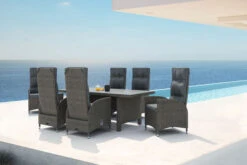 OUTFLEXX Dining Set, Grau, Polyrattan, Tisch 200 X 95 Cm, 6 Sessel, Verstellbar 21 OUTFLEXX Dining Set, Grau, Polyrattan, Tisch 200 X 95 Cm, 6 Sessel, Verstellbar -Gartenmoebel Verkaufs-Shop 18922 9 CGI.jpg