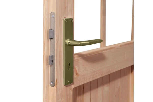 KARIBU Gartenhaus Trittau 5, Naturbelassen, Fichtenholz 40mm, 576 X 297 X 217 Cm, Pultdach, Anbau 3,3m Mit Rückwand 5 KARIBU Gartenhaus Trittau 5, Naturbelassen, Fichtenholz 40mm, 576 X 297 X 217 Cm, Pultdach, Anbau 3,3m Mit Rückwand – Bild 3