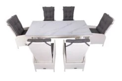 OUTFLEXX Dining Set, Weiß, Polyrattan, Tisch 200x95cm, Spraystone 6mm, 6 Dining Sessel Verstellbar 40 OUTFLEXX Dining Set, Weiß, Polyrattan, Tisch 200x95cm, Spraystone 6mm, 6 Dining Sessel Verstellbar -Gartenmoebel Verkaufs-Shop 19 20672.jpg