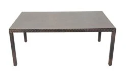 OUTFLEXX Dining Set, Braun Marmoriert, Polyrattan, Tisch 180x100cm, Spraystone, 6mm, 6 Sessel -Gartenmoebel Verkaufs-Shop 19 21232.jpg