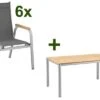 Kettler Granada Esstisch-Set, Silber/anthrazit, Teaktisch 160x95cm, 6 Stapelsessel, FSC-zertifiziert 1 Kettler Granada Esstisch-Set, Silber/anthrazit, Teaktisch 160x95cm, 6 Stapelsessel, FSC-zertifiziert -Gartenmoebel Verkaufs-Shop 1 13708.jpg