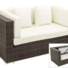 OUTFLEXX 2-Sitzer Sofa, Braun Marmoriert, Polyrattan, 152 X 85 X 70 Cm, Wasserfeste Kissenbox 2 OUTFLEXX 2-Sitzer Sofa, Braun Marmoriert, Polyrattan, 152 X 85 X 70 Cm, Wasserfeste Kissenbox -Gartenmoebel Verkaufs-Shop 1 15734 2 BOX.jpg