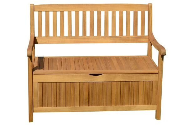 Ploß Aufbewahrungsbank, FSC-Akazie, 107 X 59 X 90 Cm, Inkl. Zinkbeschlägen 5 Ploß Aufbewahrungsbank, FSC-Akazie, 107 X 59 X 90 Cm, Inkl. Zinkbeschlägen – Bild 3