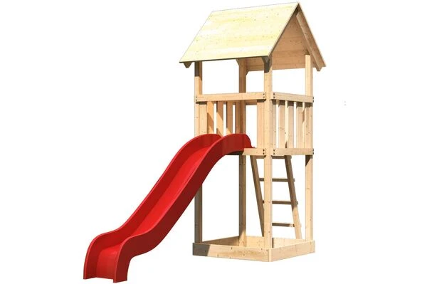 KARIBU Spielturm Lotti, Fichtenholz 18 Mm, Naturbelassen 3 KARIBU Spielturm Lotti, Fichtenholz 18 Mm, Naturbelassen