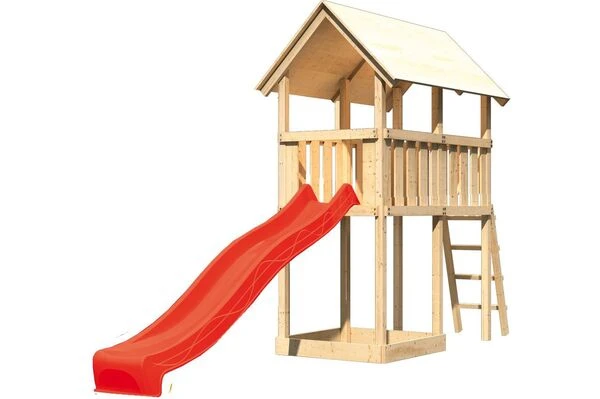 KARIBU Spielturm Danny, Fichtenholz 18 Mm, Naturbelassen 3 KARIBU Spielturm Danny, Fichtenholz 18 Mm, Naturbelassen