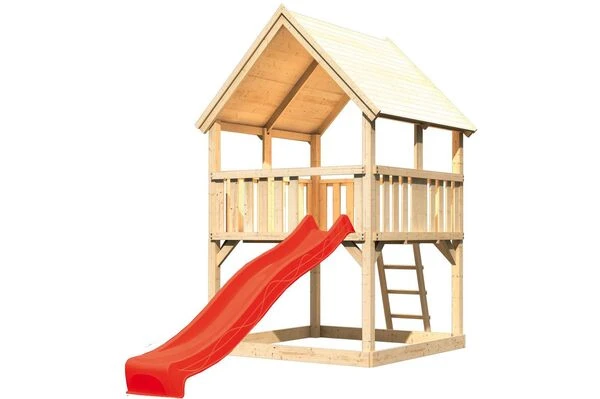 KARIBU Spielturm Luis, Fichtenholz 18 Mm, Naturbelassen 3 KARIBU Spielturm Luis, Fichtenholz 18 Mm, Naturbelassen