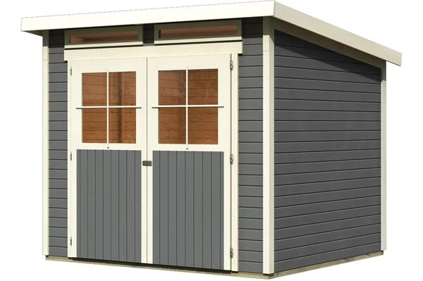 KARIBU Gartenhaus Glücksburg 4, Fichtenholz 19 Mm, Pultdach 3 KARIBU Gartenhaus Glücksburg 4, Fichtenholz 19 Mm, Pultdach