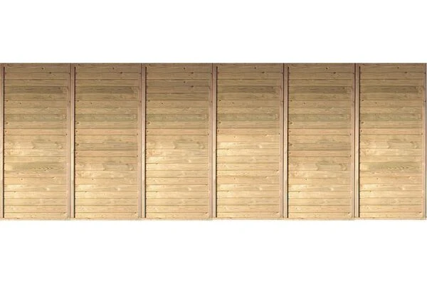 KARIBU Rückwand, Kiefer-Massivholz 3 KARIBU Rückwand, Kiefer-Massivholz