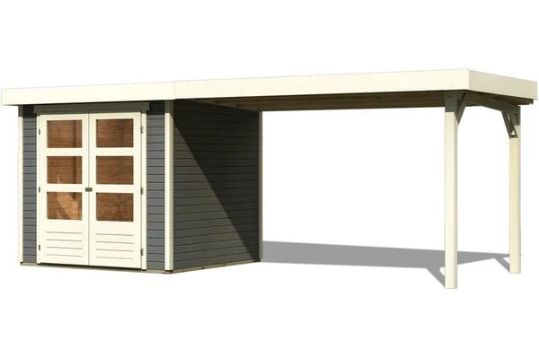 KARIBU Gartenhaus Askola 2, Fichtenholz 19 Mm, Pultdach 3 KARIBU Gartenhaus Askola 2, Fichtenholz 19 Mm, Pultdach