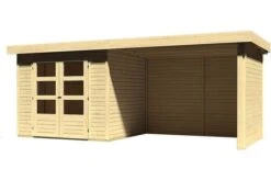 KARIBU Gartenhaus Askola 3, Fichtenholz 19 Mm, Pultdach