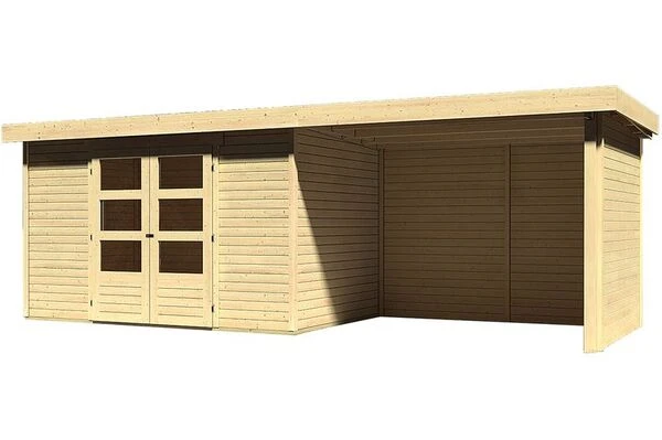 KARIBU Gartenhaus Askola 4, Fichtenholz 19 Mm, Pultdach 3 KARIBU Gartenhaus Askola 4, Fichtenholz 19 Mm, Pultdach
