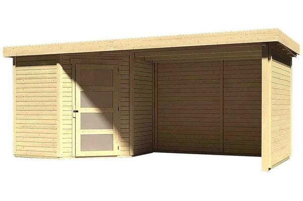KARIBU Gartenhaus Schwandorf 3, Fichtenholz 19 Mm, Pultdach 3 KARIBU Gartenhaus Schwandorf 3, Fichtenholz 19 Mm, Pultdach
