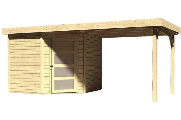 KARIBU Gartenhaus Schwandorf 5, Fichtenholz 19 Mm, Pultdach 3 KARIBU Gartenhaus Schwandorf 5, Fichtenholz 19 Mm, Pultdach