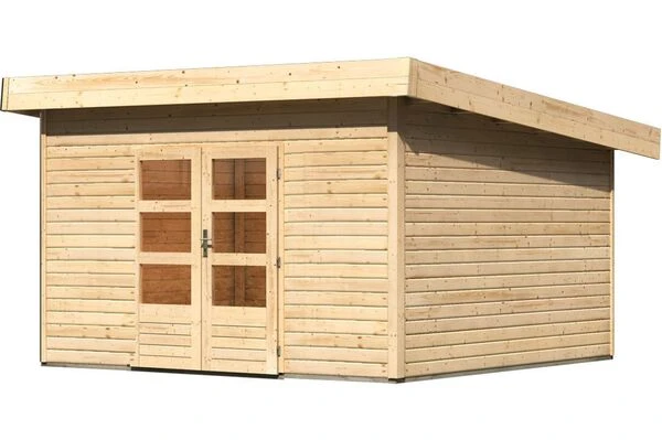 KARIBU Gartenhaus Northeim 5, Fichtenholz 38 Mm, Pultdach 3 KARIBU Gartenhaus Northeim 5, Fichtenholz 38 Mm, Pultdach