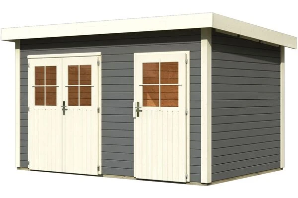 KARIBU Gartenhaus Tintrup, Fichtenholz 28 Mm, Flachdach 3 KARIBU Gartenhaus Tintrup, Fichtenholz 28 Mm, Flachdach