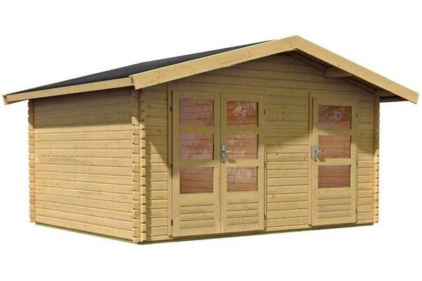 KARIBU Gartenhaus Lagor, Fichtenholz 38 Mm, Naturbelassen 3 KARIBU Gartenhaus Lagor, Fichtenholz 38 Mm, Naturbelassen