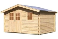 KARIBU Gartenhaus Felsenau, Fichtenholz 40 Mm, Naturbelassen