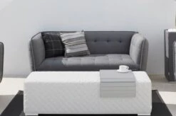 OUTFLEXX Cozy 2-Sitzer Sofa, Flanelle, Alu/Sunbrella, 181 X 87 X 76 Cm