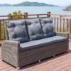 OUTFLEXX Dining 3-Sitzer Sofa, Grau, Polyrattan, 210 X 83 X 110 Cm, Mehrfach Verstellbar 1 OUTFLEXX Dining 3-Sitzer Sofa, Grau, Polyrattan, 210 X 83 X 110 Cm, Mehrfach Verstellbar -Gartenmoebel Verkaufs-Shop 1 18913.jpg