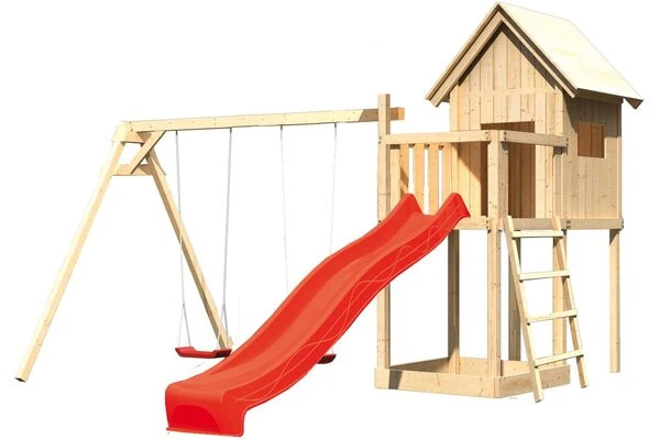 KARIBU Spielhaus Frieda, Fichtenholz Ca. 18 Mm, Satteldach 3 KARIBU Spielhaus Frieda, Fichtenholz Ca. 18 Mm, Satteldach
