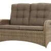 Ploß Rabida Comfort Dining / Lounge 2-Sitzer Sofa, Champagner-meliert, Polyrattan, 148x85x112 Cm, Verstellbar -Gartenmoebel Verkaufs-Shop 1 20163.jpg
