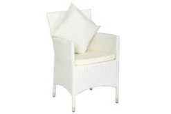 OUTFLEXX Dining Set, Weiß, Polyrattan, Tisch 200x95cm, Spraystone, 6mm, 6 Sessel -Gartenmoebel Verkaufs-Shop 20 20670.jpg