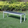 VILLANA Bank, Silber, Alu/Holzimitat, 135x40x45 Cm, Für Bis Zu 3 Personen 2 VILLANA Bank, Silber, Alu/Holzimitat, 135x40x45 Cm, Für Bis Zu 3 Personen -Gartenmoebel Verkaufs-Shop 21645 1.jpg
